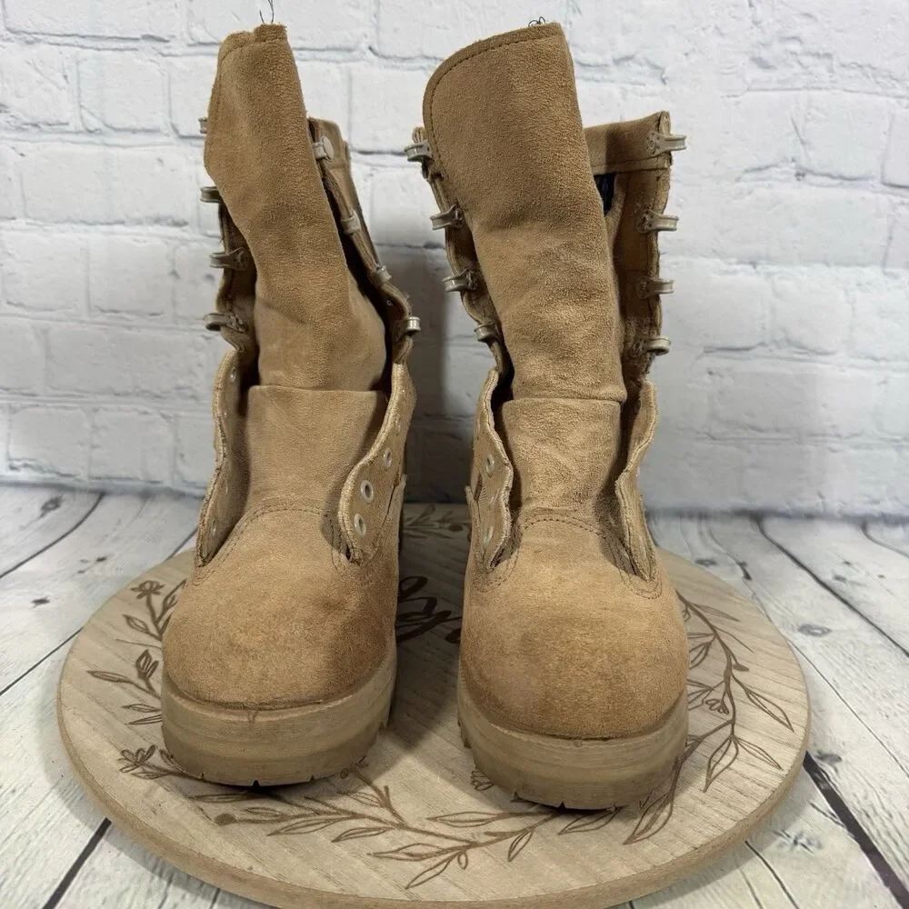 Belleville 790G Gore-Tex Vibram Military Combat Boots Tan Tactical Made USA 4.5R